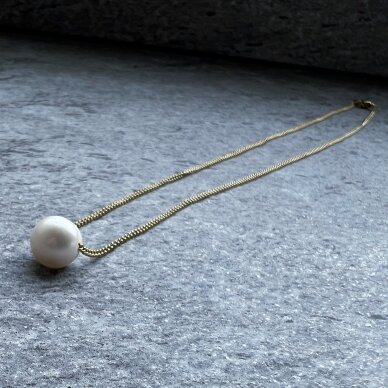Chain necklace PEARL DROP 6