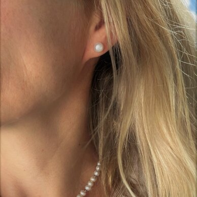 Gėlavandenių perlų auskarai PERLŲ AKUTĖS 2