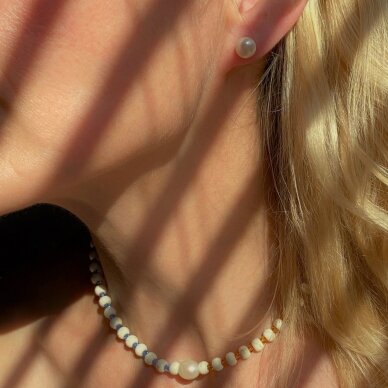 Gėlavandenių perlų auskarai PERLŲ AKUTĖS 4
