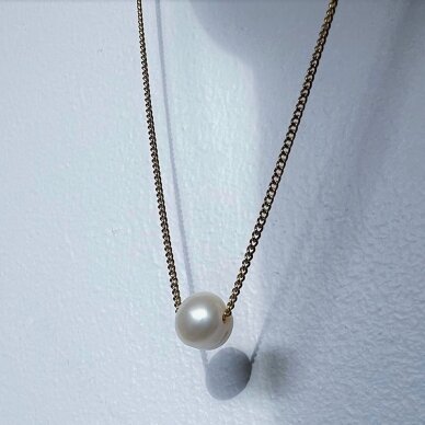 Chain necklace PEARL DROP 2