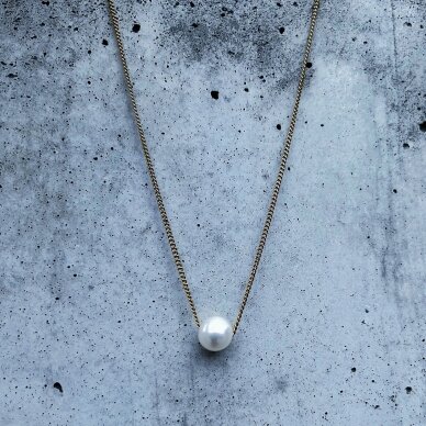 Chain necklace PEARL DROP 3