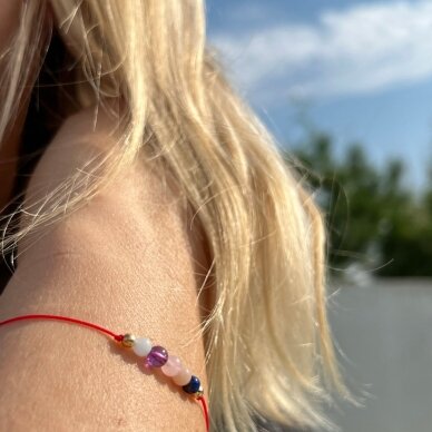 Red thread bracelet for Libra zodiac sign 3
