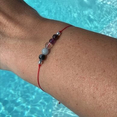 Red thread bracelet for Aquarius zodiac sign 1